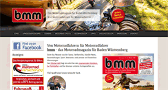Desktop Screenshot of bmm-magazin.de