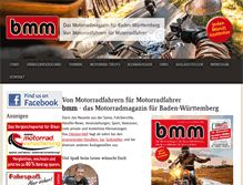 Tablet Screenshot of bmm-magazin.de